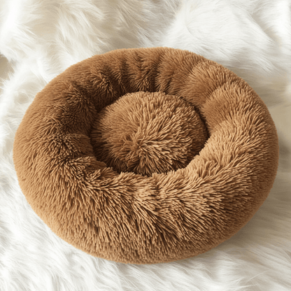 CALMVIA Soothing Faux Fur Dog Bed