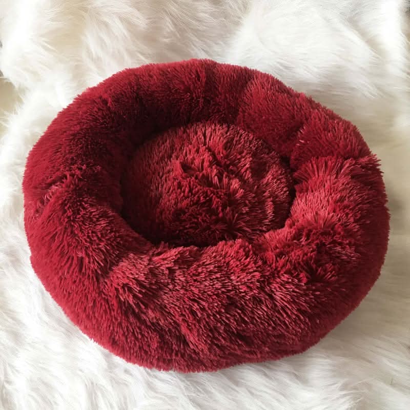 CALMVIA Soothing Faux Fur Dog Bed