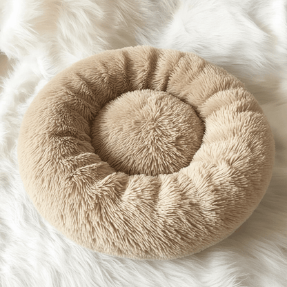 CALMVIA Soothing Faux Fur Dog Bed