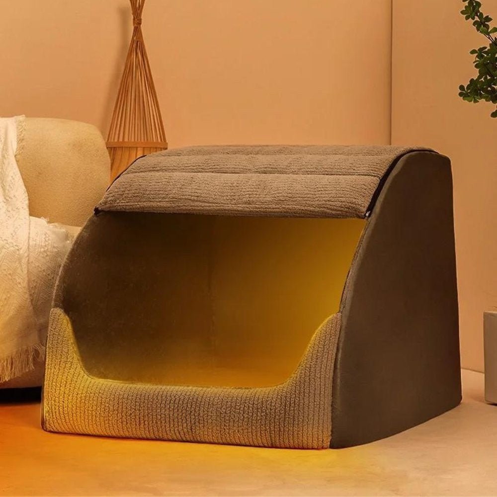 PAWLOUNGE Closed Comfort Bed for Pets
