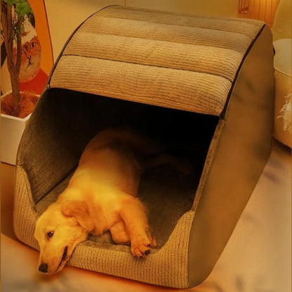 PAWLOUNGE Closed Comfort Bed for Pets