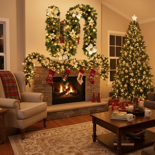 GLOWTWINE Illuminated Christmas Garland