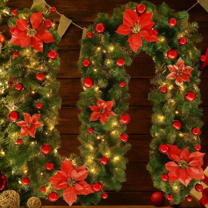 GLOWTWINE Illuminated Christmas Garland
