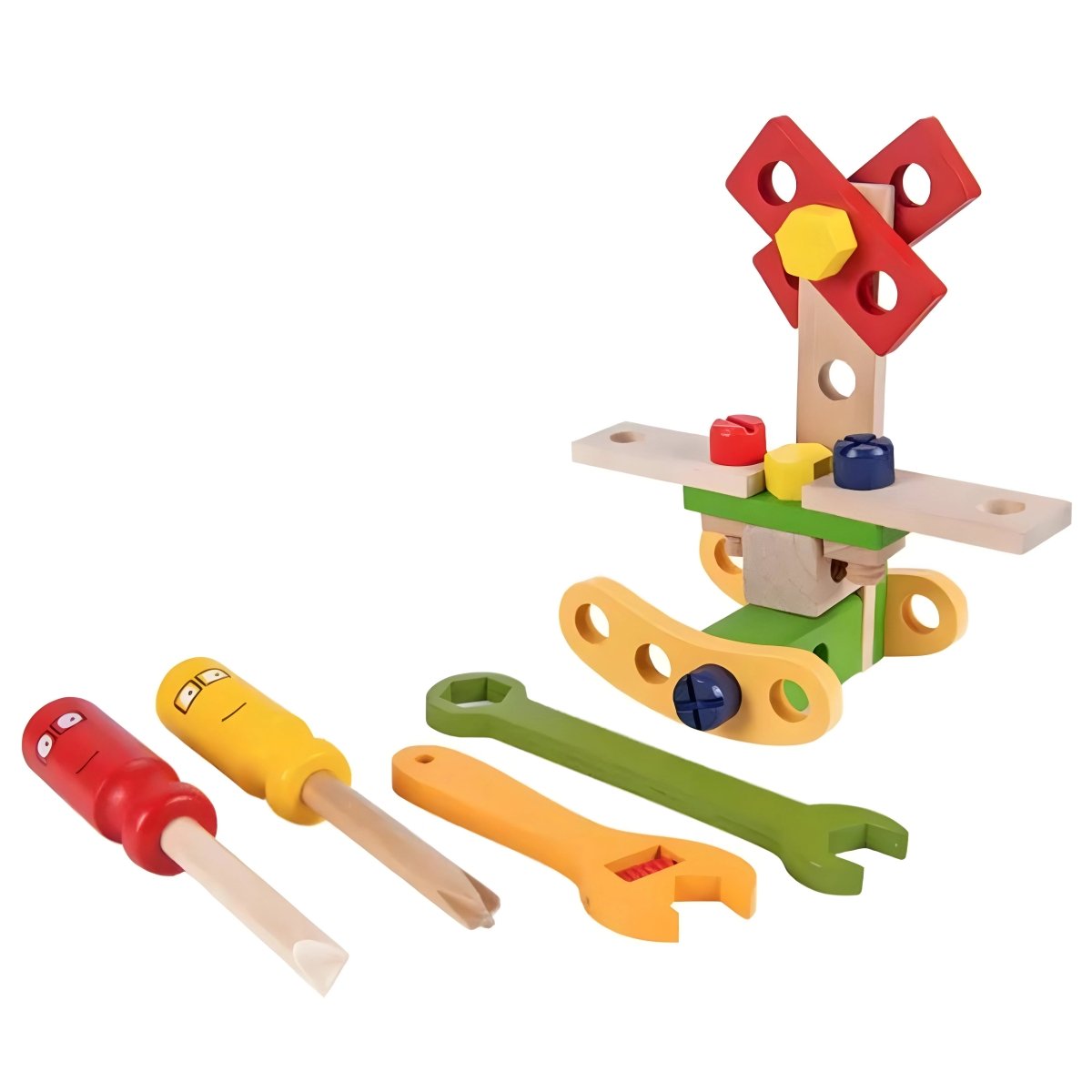 BUILDIBOX Montessori Wooden Tool Case