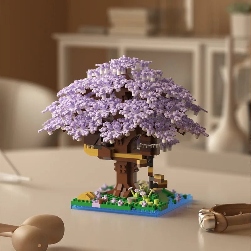 FAIRYBUILD Cherry Blossom Treehouse Microblock Set