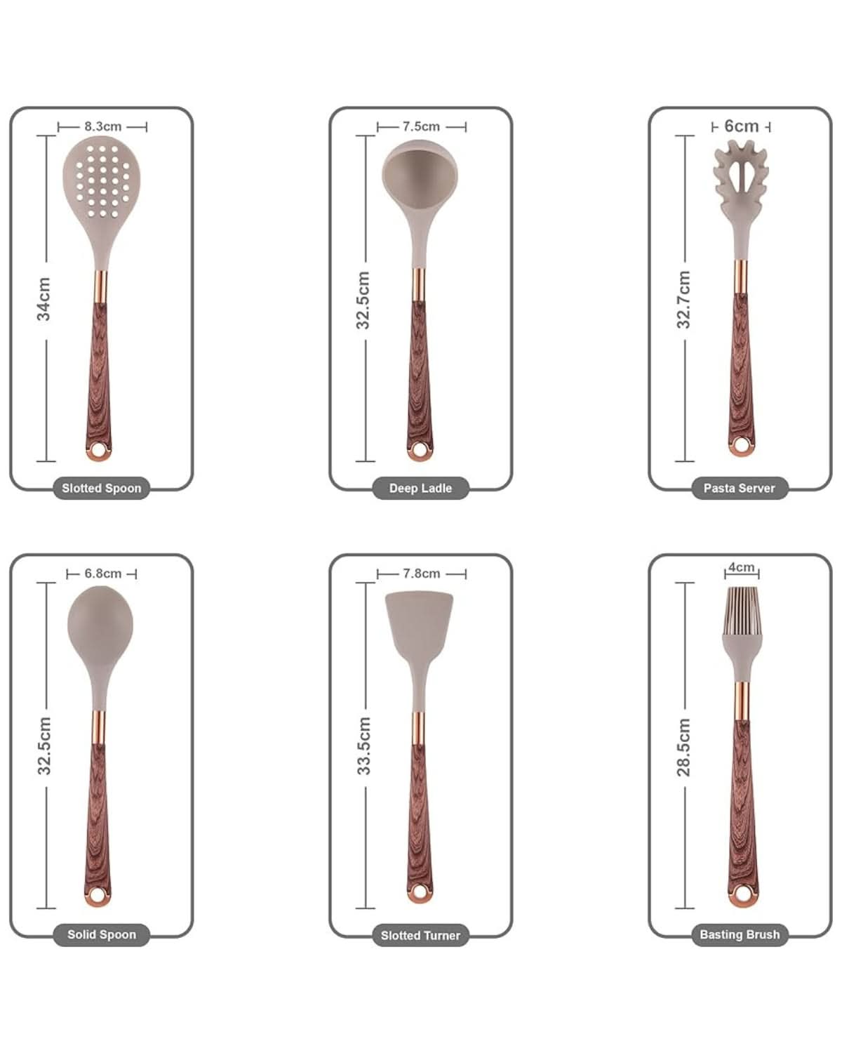 UTENSILIA Silicone Utensil Set