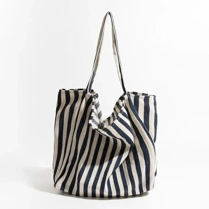 TOTEVA Striped Tote Bag