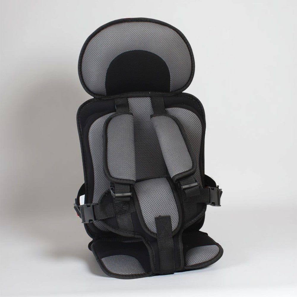 Travel Car Seat for Toddlers, Slim Child Booster with Adjustable Harness