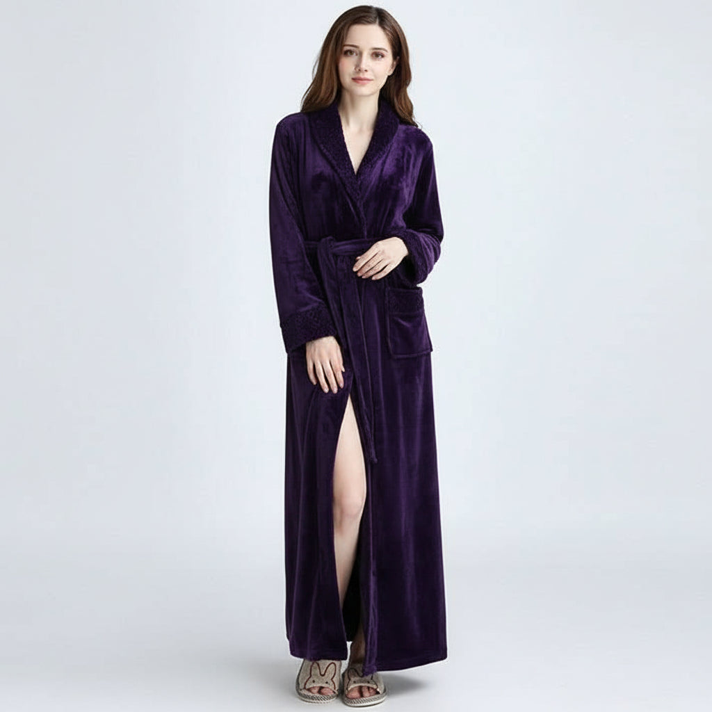 Luxora Robe Fluffy Women's Bathrobe