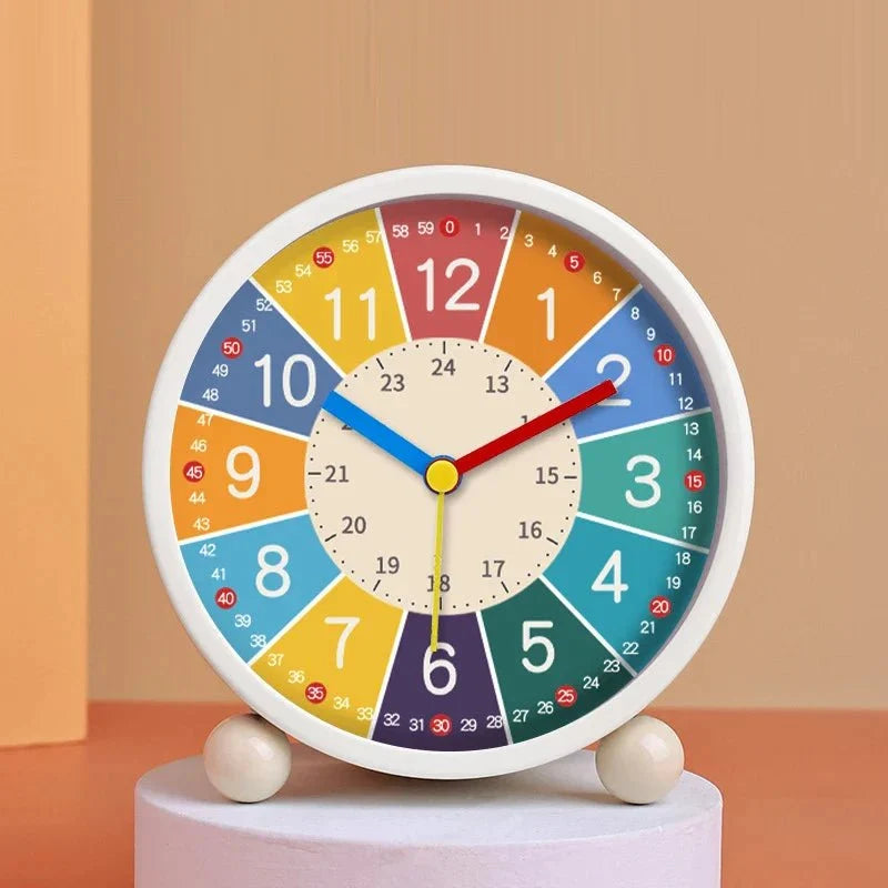 CUTEWAKE Silent Cartoon Table Alarm Clock