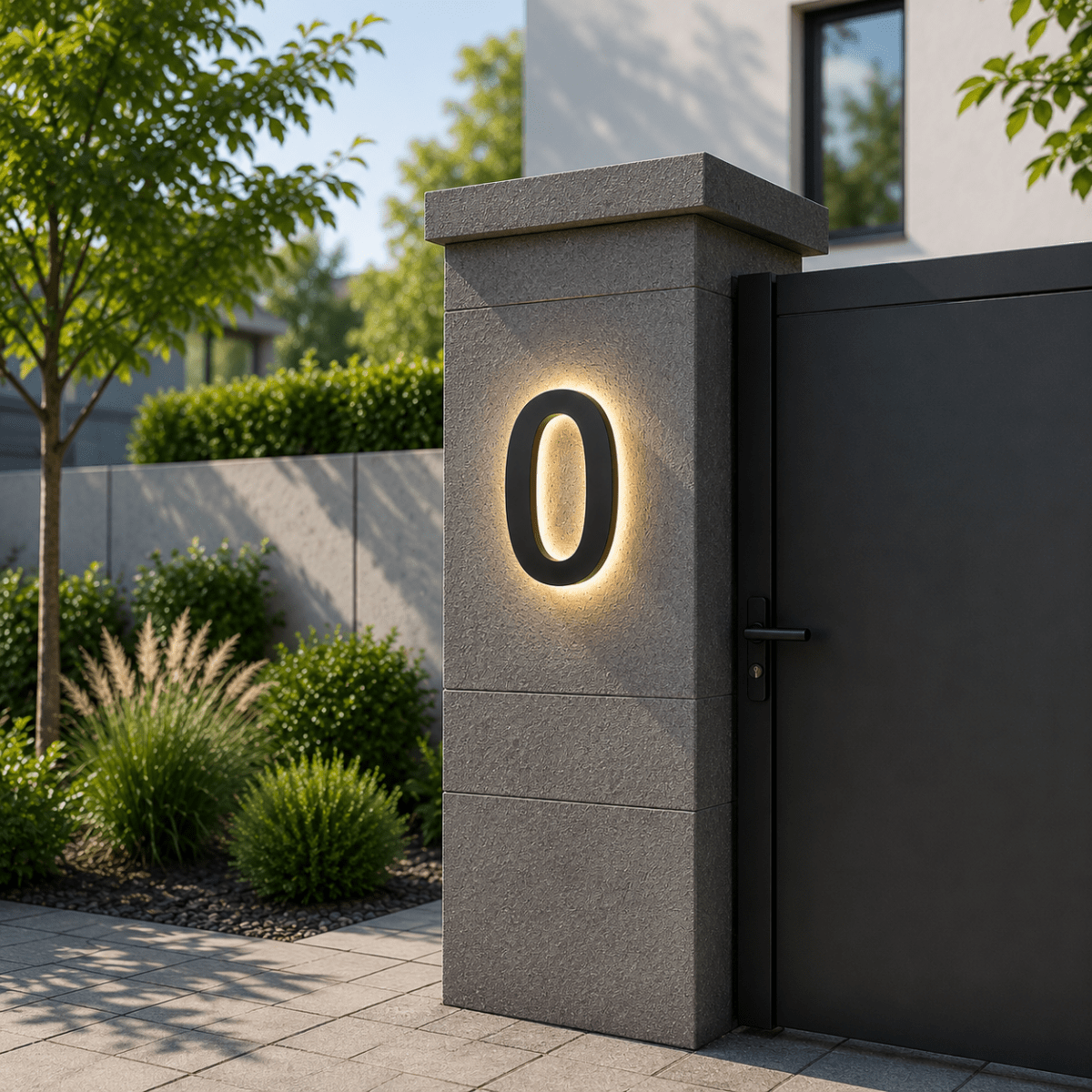 LUXNUMA Customizable LED House Numbers