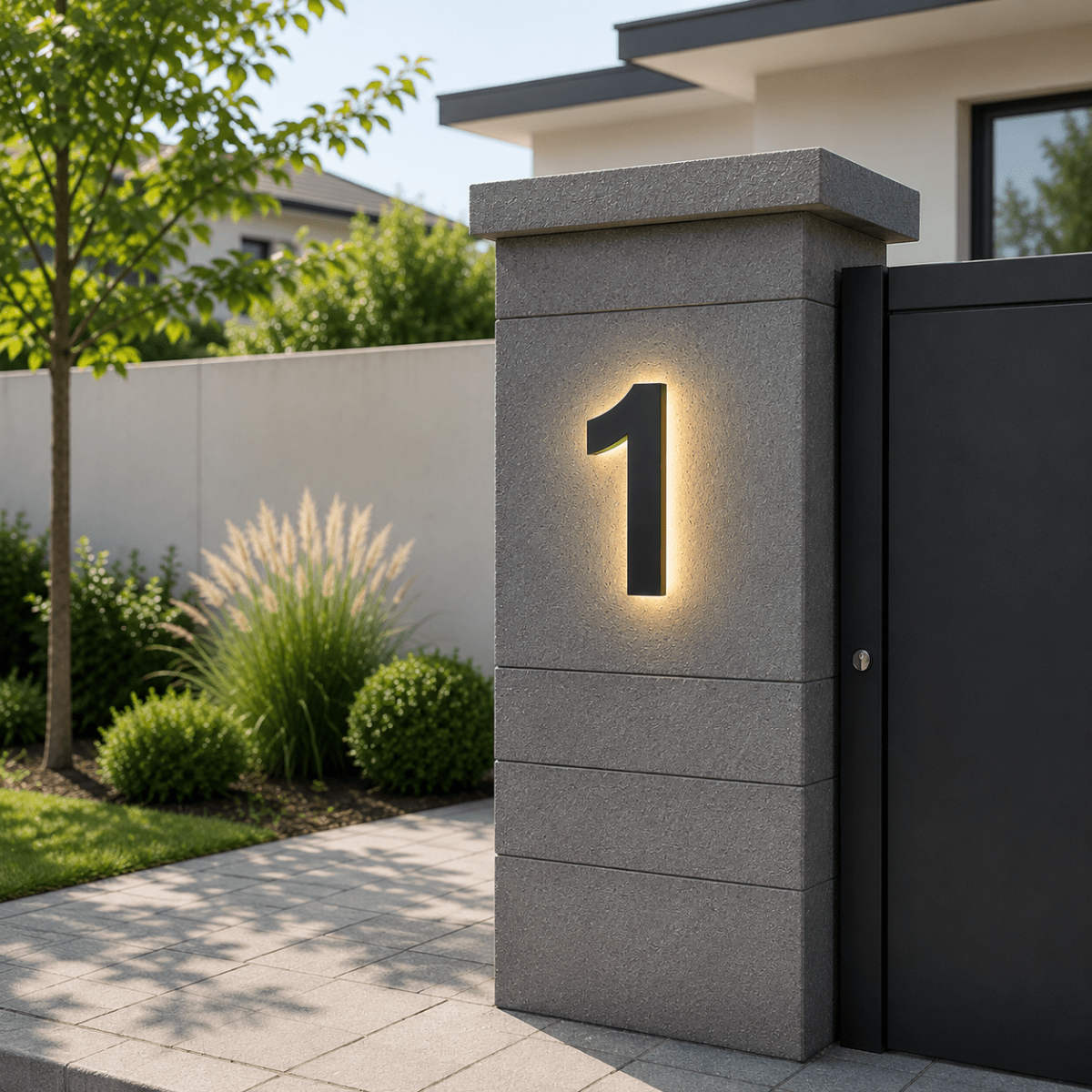 LUXNUMA Customizable LED House Numbers