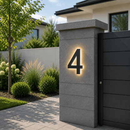 LUXNUMA Customizable LED House Numbers
