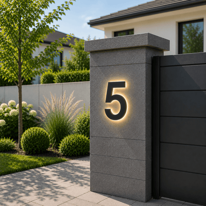 LUXNUMA Customizable LED House Numbers