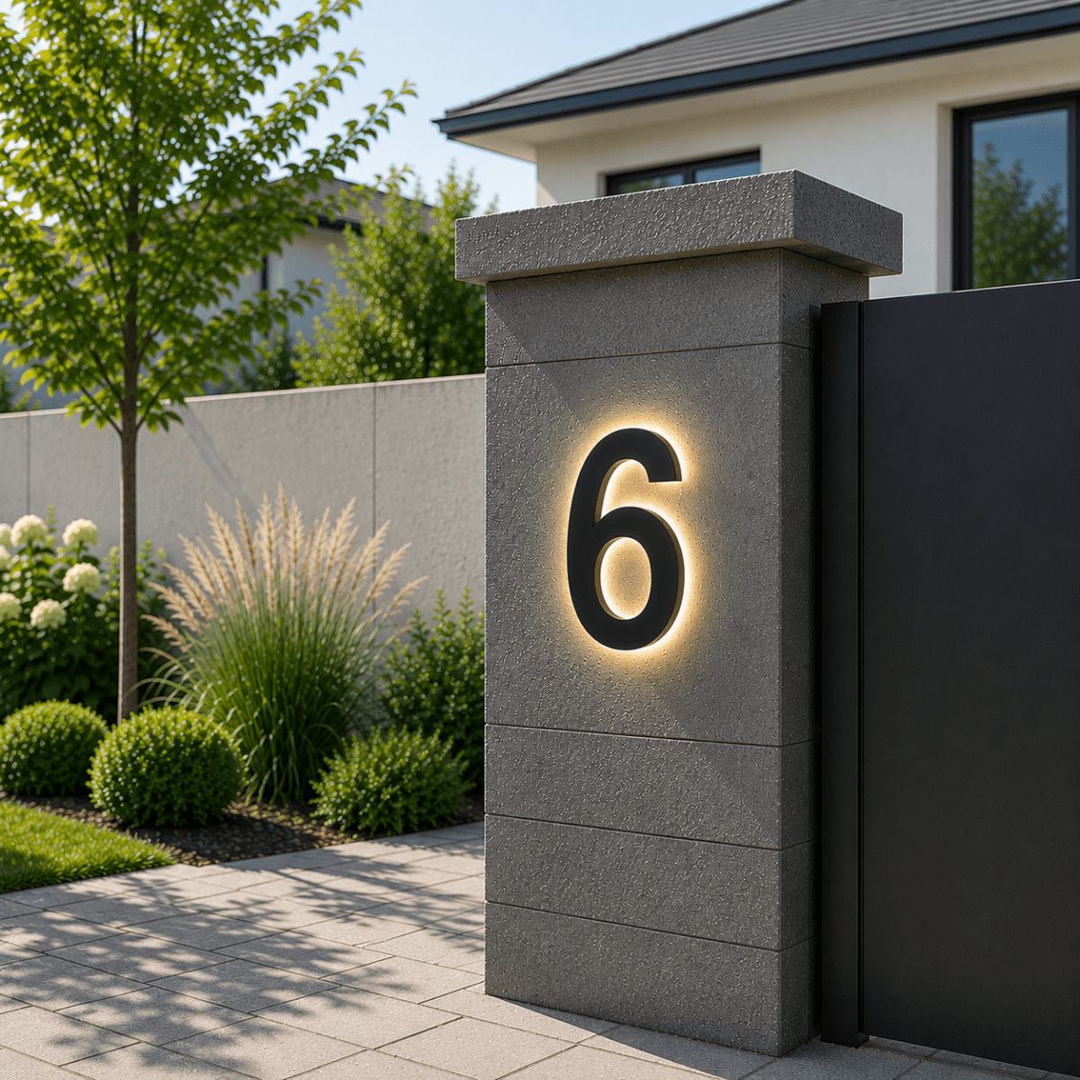 LUXNUMA Customizable LED House Numbers
