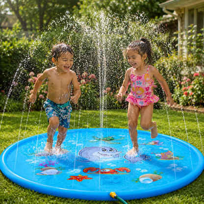 SPLASHCIRCLE Inflatable PVC Water Splash Mat