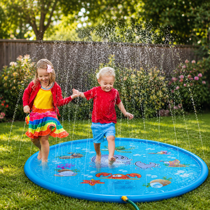SPLASHCIRCLE Inflatable PVC Water Splash Mat
