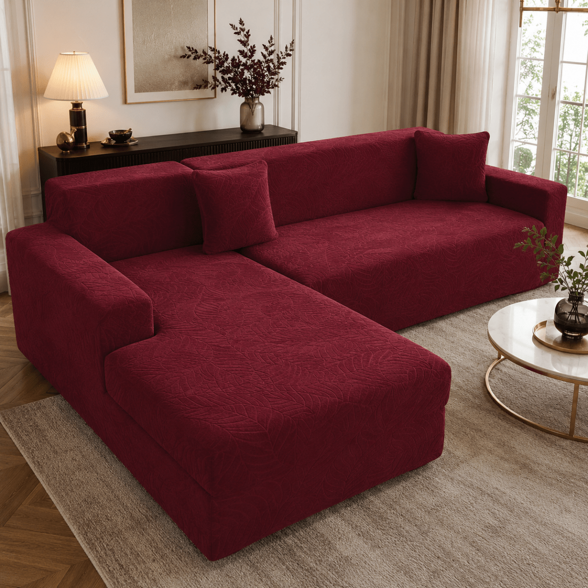 SOFALOCK Tailored Polyester Sofa Cover