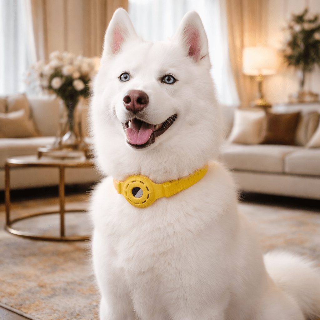 PFOTENTRACK Adjustable Silicone Pet Collar