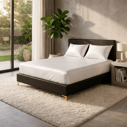 BETTSANFT Cooling Satin Fitted Sheet
