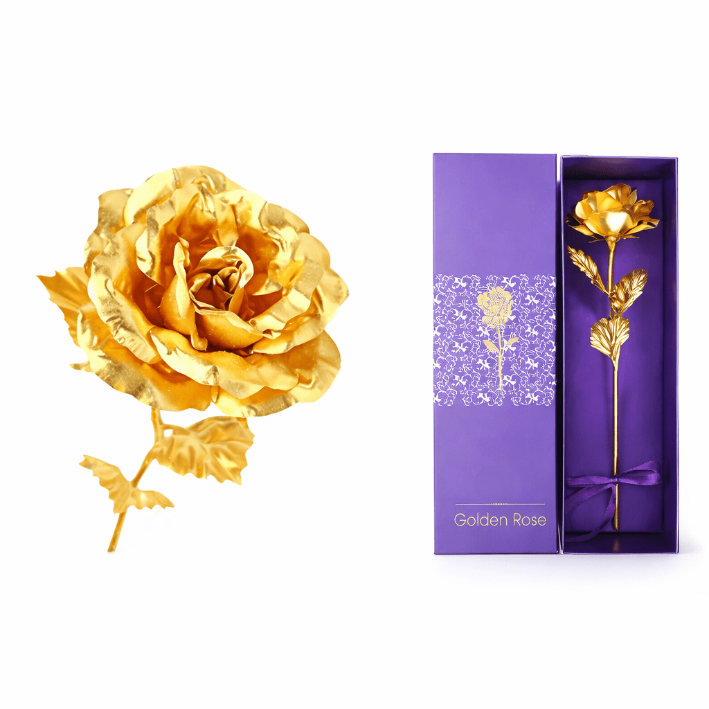 ETERNORA Handmade Real Gold-Plated Rose