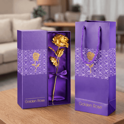 ETERNORA Handmade Real Gold-Plated Rose