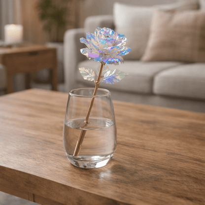 SHINEPETAL Golden Artificial Rose