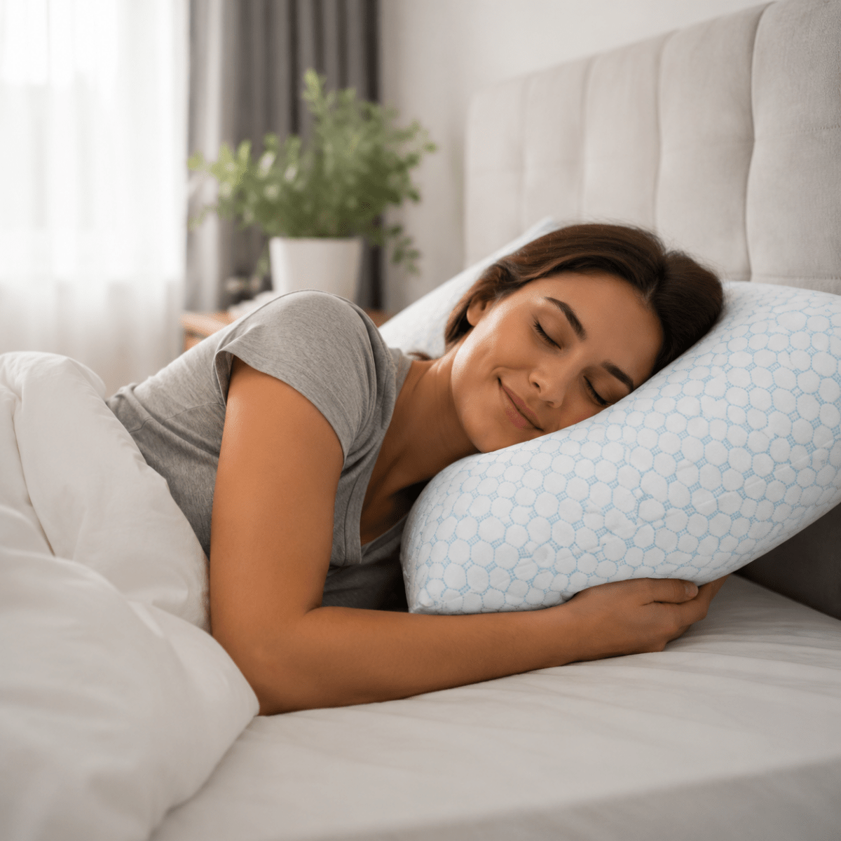CLOUDREST Adjustable Cooling Sleep Pillow