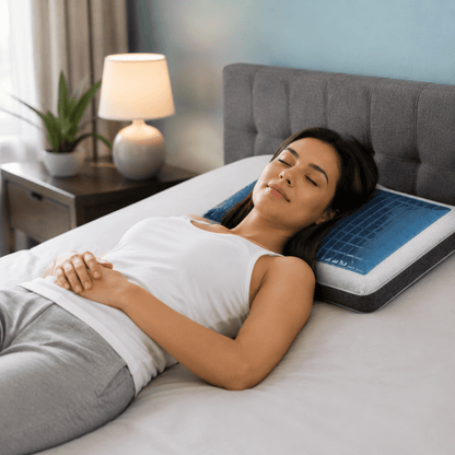 COOLREST Ergonomic Gel Cooling Pillow