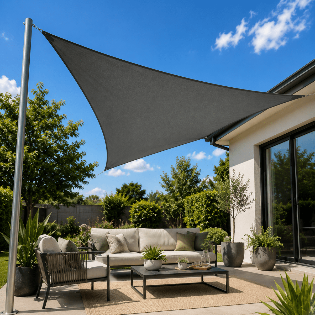 OUTDOORSHADE Rectangular Sun Umbrella