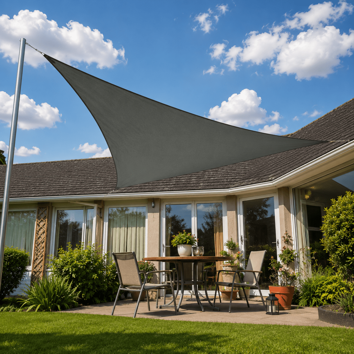 OUTDOORSHADE Rectangular Sun Umbrella
