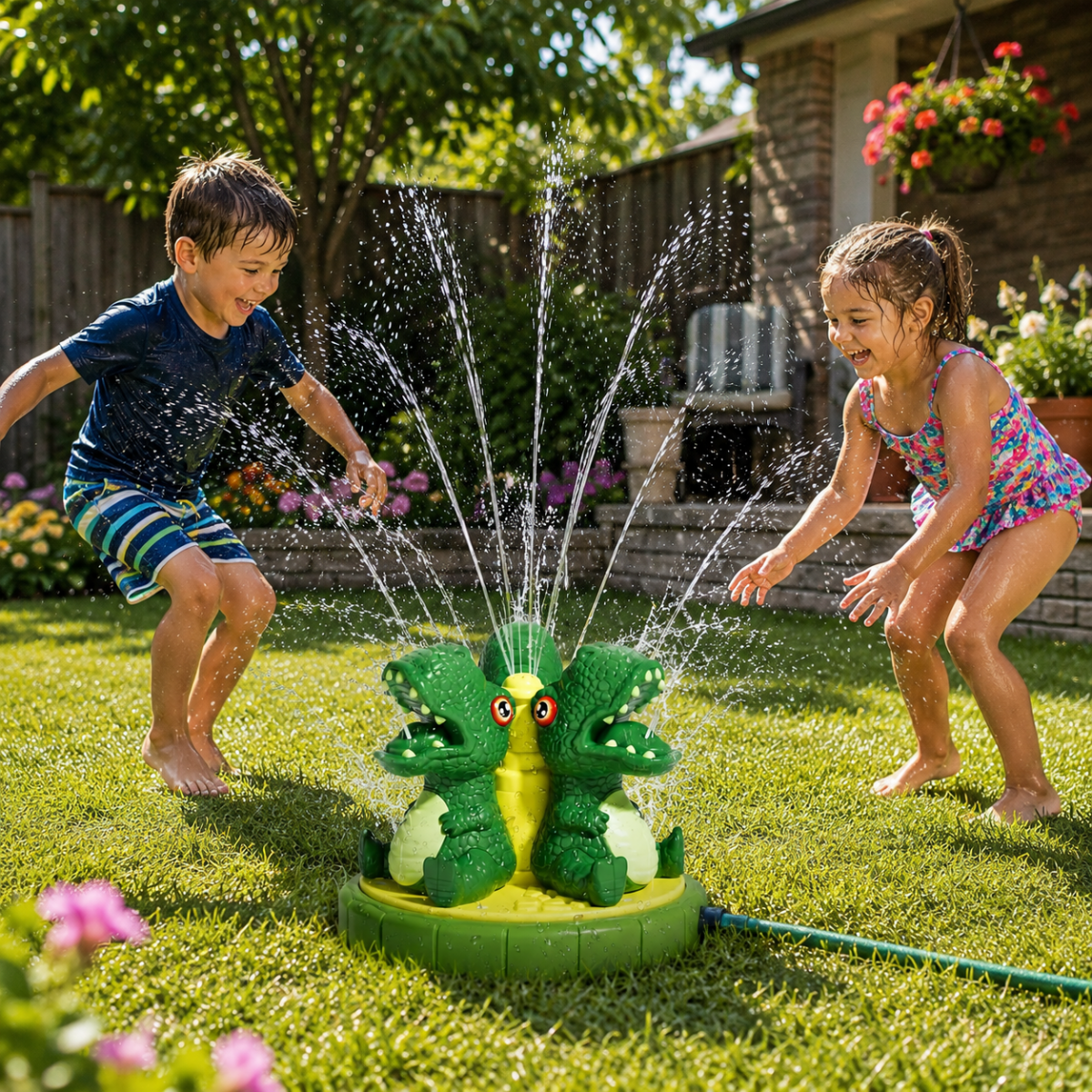 DINOSPLASH Interactive Dinosaur Water Sprinkler