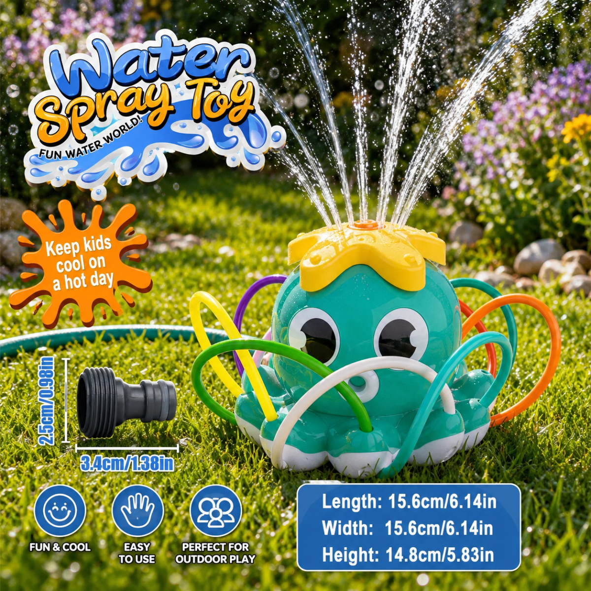 OCTOSPLASH Octopus Water Sprinkler