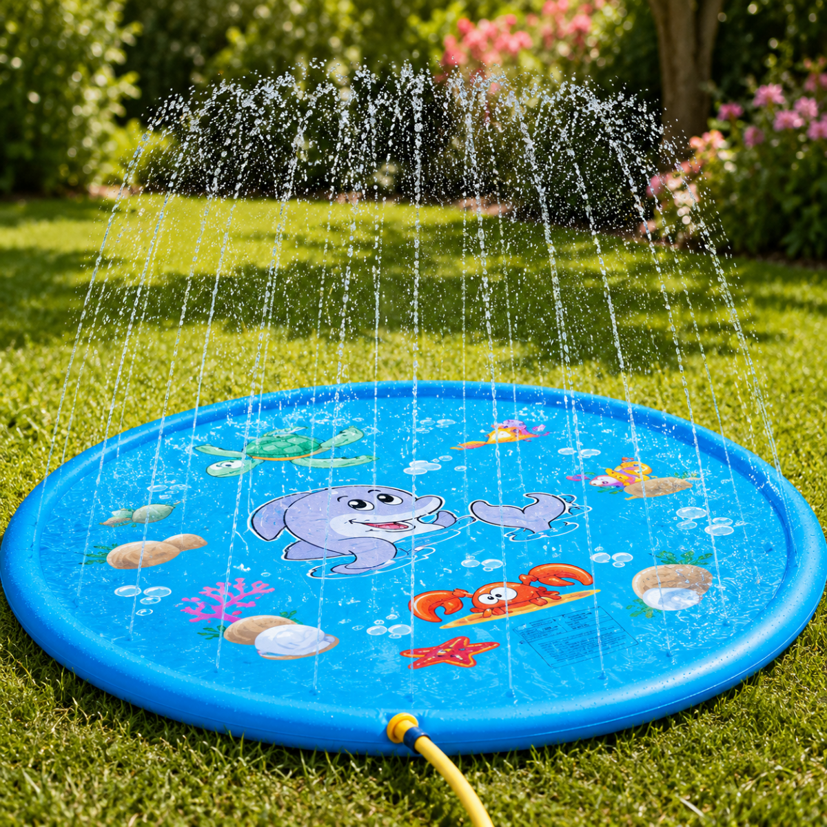 SPLASHCIRCLE Inflatable PVC Water Splash Mat