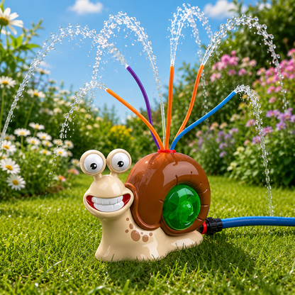 SNAILSPLASH Colorful Snail Water Sprinkler