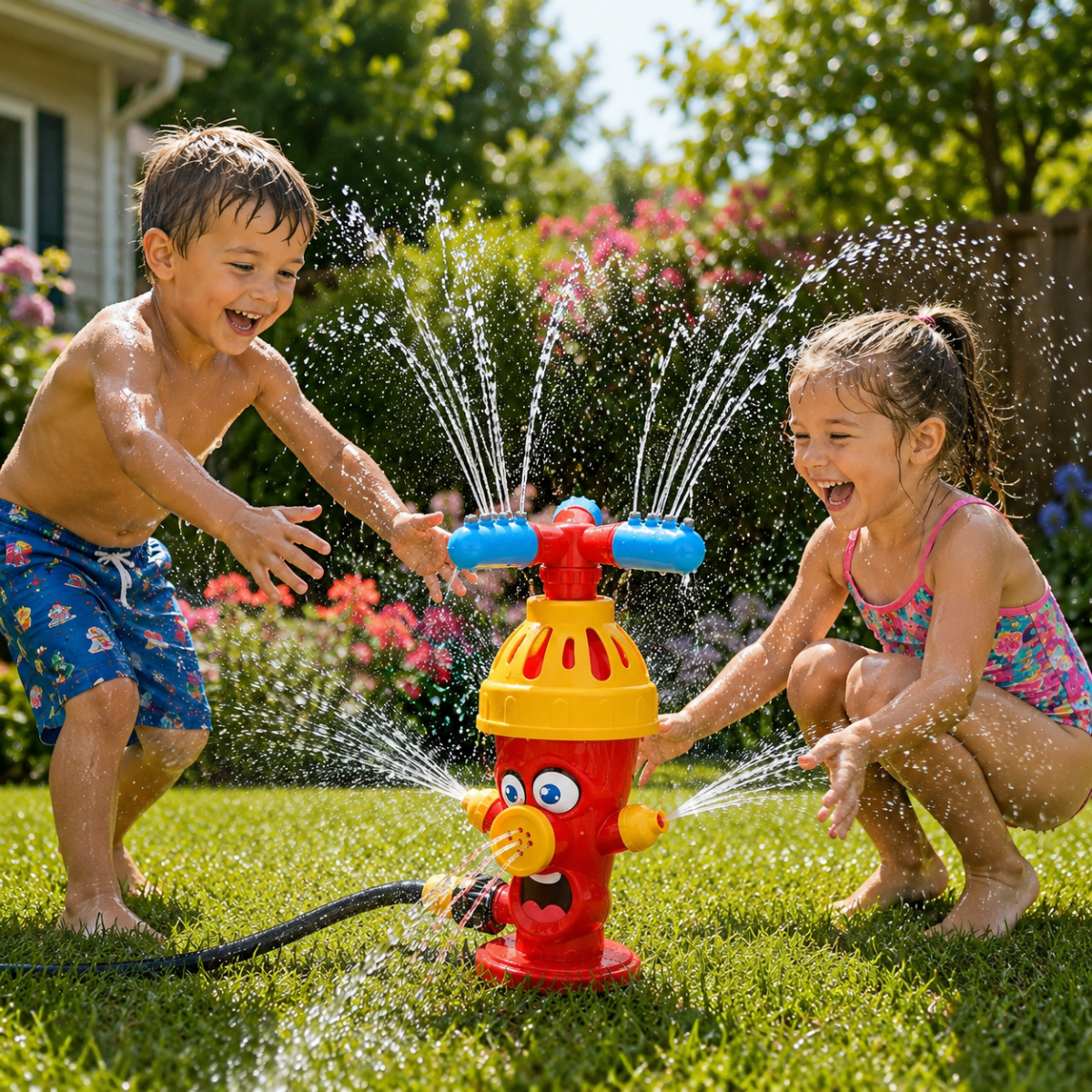 SPLASHHYDRA Cartoon Hydrant Sprinkler