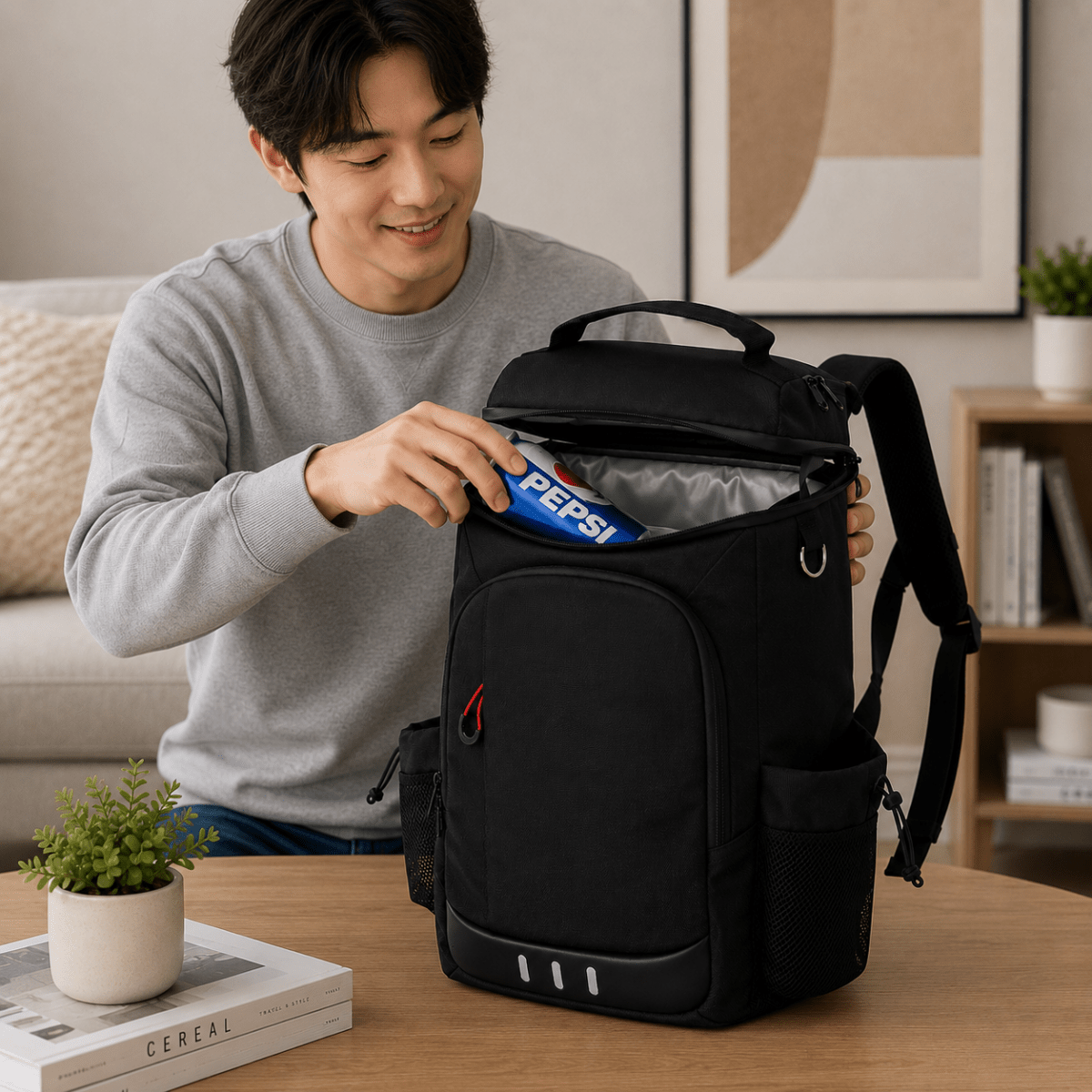 FRESHPACK Durable Cooler Backpack