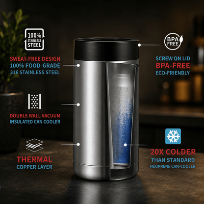 ICEKEEP Stainless Steel Can Holder