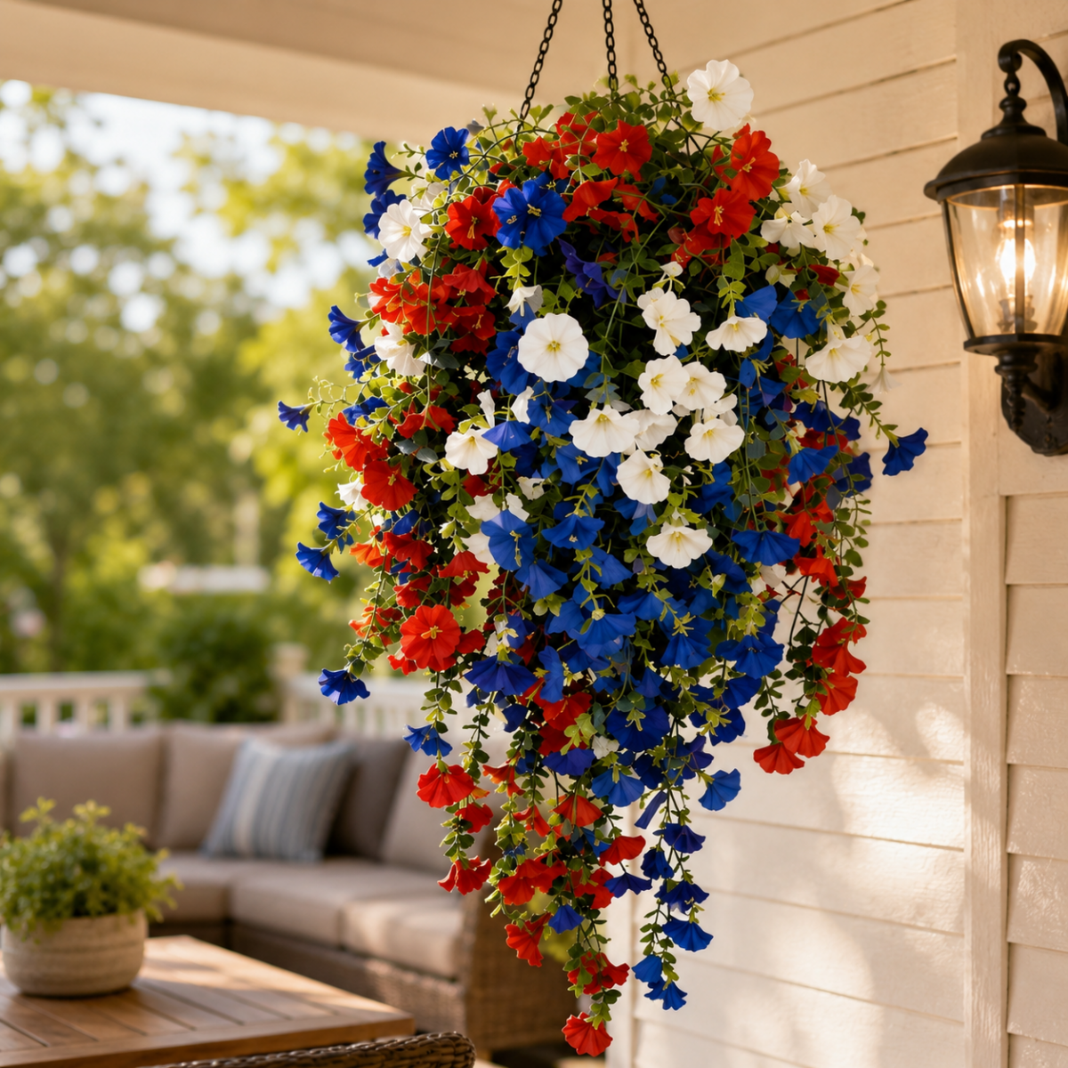 GLORYGARDEN Decorative Flower Basket