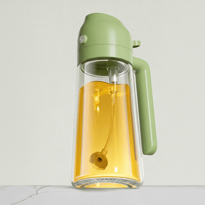 OIL ENJOYMENT Dark Green Glass Oil Sprayer