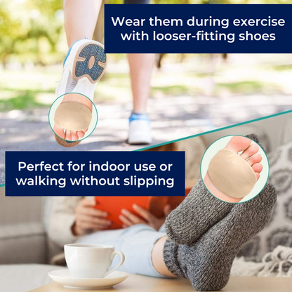 ComfortStep Morton’s Neuroma and Metatarsalgia Relief Pads, Gel Cushion and Metatarsal Support, Foot Pain Relief for Everyday Comfort