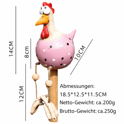 CLUCKYFUN Garden Figurine