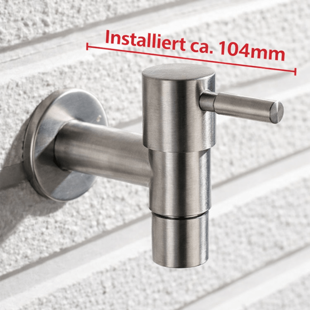 GARDENPRO Premium Stainless Steel Outdoor Faucet