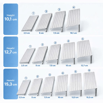 ALUACCESS Lightweight Aluminum Threshold Ramp