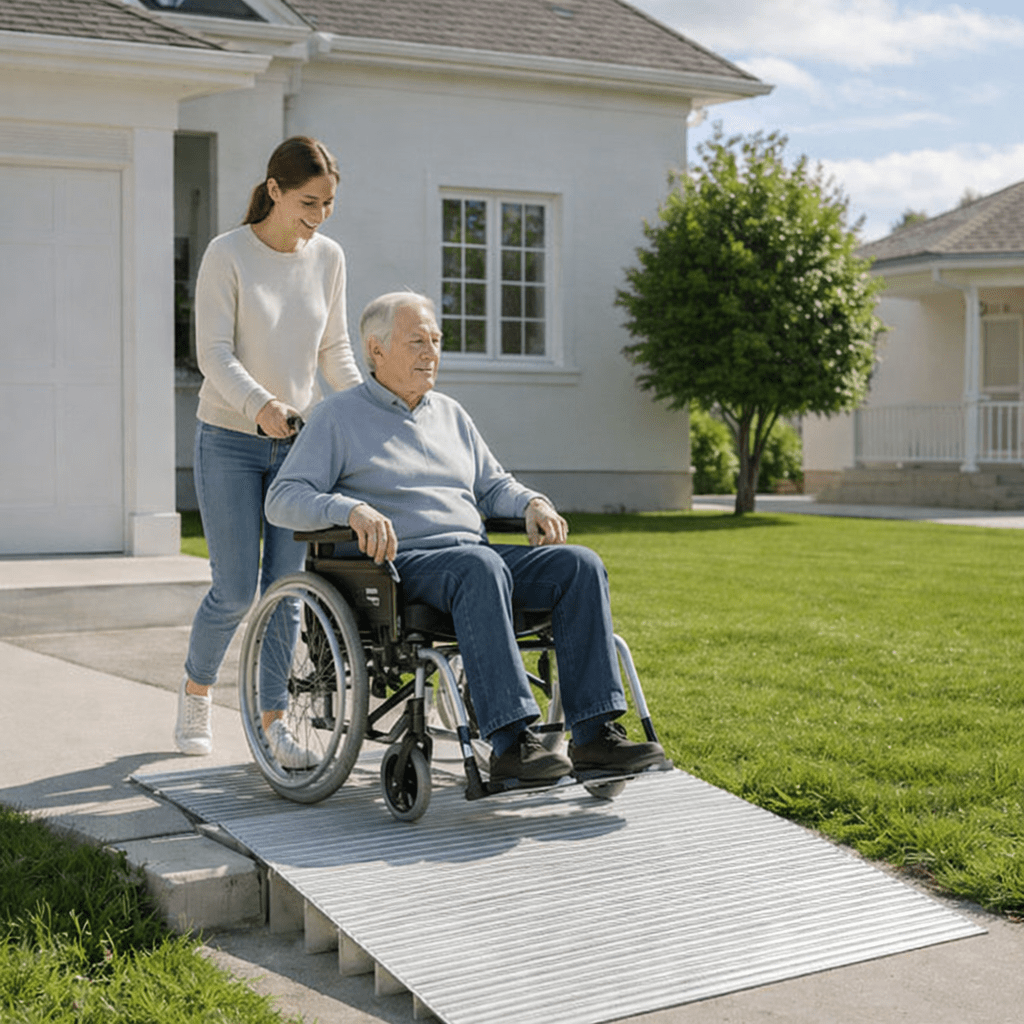 ALUACCESS Lightweight Aluminum Threshold Ramp