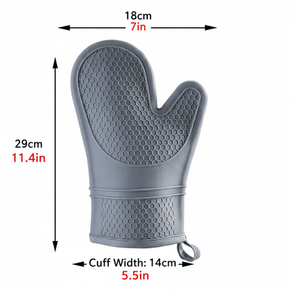 HEATSAFE Non-slip Silicone Oven Gloves