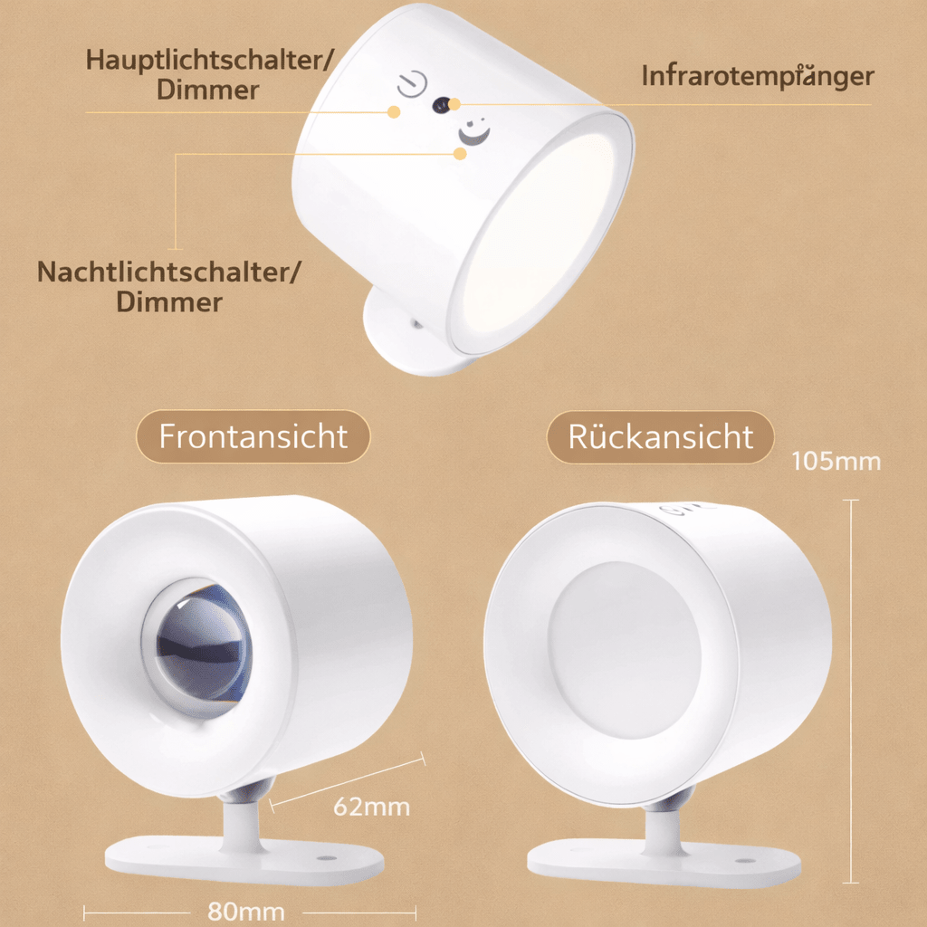 GLOWFREE Wireless LED Wall Lamp