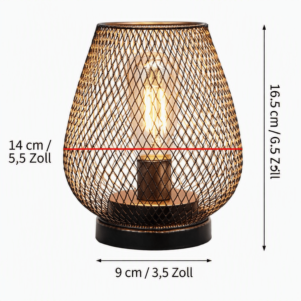 LUMICOVE Wireless Metal Table Lamp