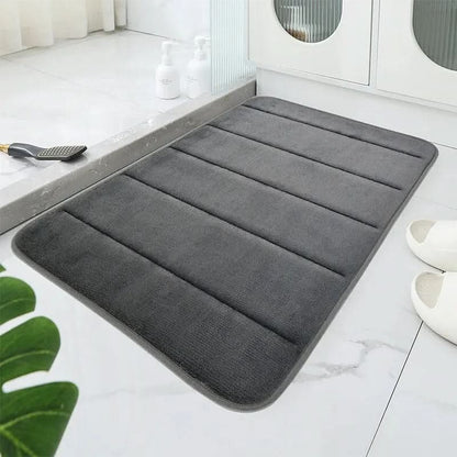 CORAL VELVET BATH MAT Bathroom Mat Microfiber