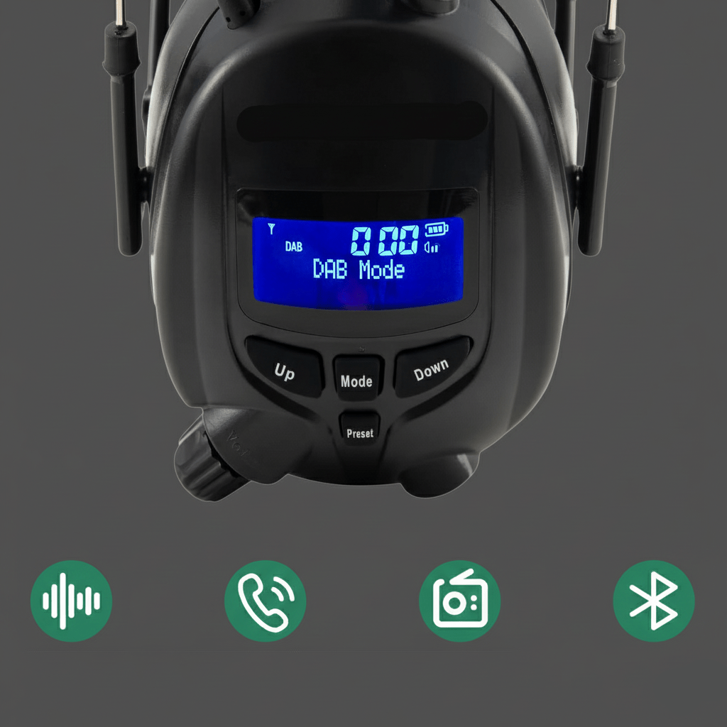 SAFE COMM DAB FM Radio & Hands-Free Communication